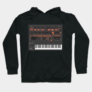 ARP 2600 - Orange/Grey - With Keyboard Hoodie